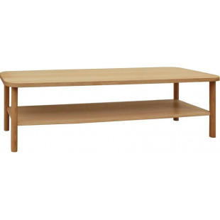Stolik fornirowany z półką Banbury 150x50cm dąb Actona