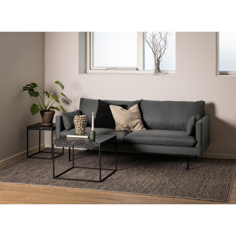 Stolik kwadratowy Barossa Actona | Czarny marmur - Kup online