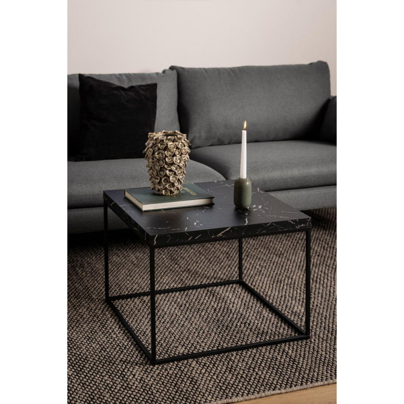 Stolik kwadratowy Barossa Actona | Czarny marmur - Kup online
