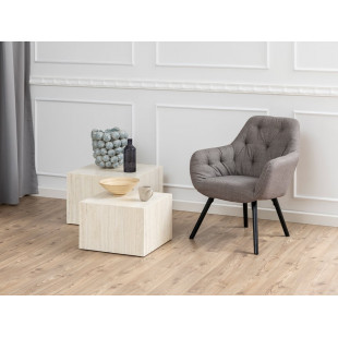 Zestaw stolików Dice beżowy Actona | Elegancki design