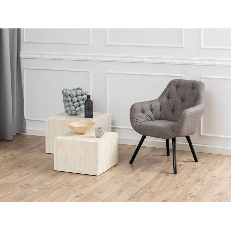 Zestaw stolików Dice beżowy Actona | Elegancki design