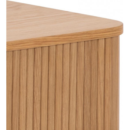 Szafka RTV Langley Actona | Fornirowana, 140x40cm, Dąb Actona
