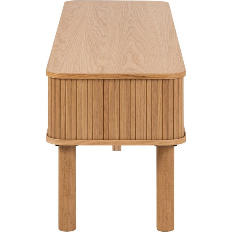 Szafka RTV Langley Actona | Fornirowana, 140x40cm, Dąb Actona