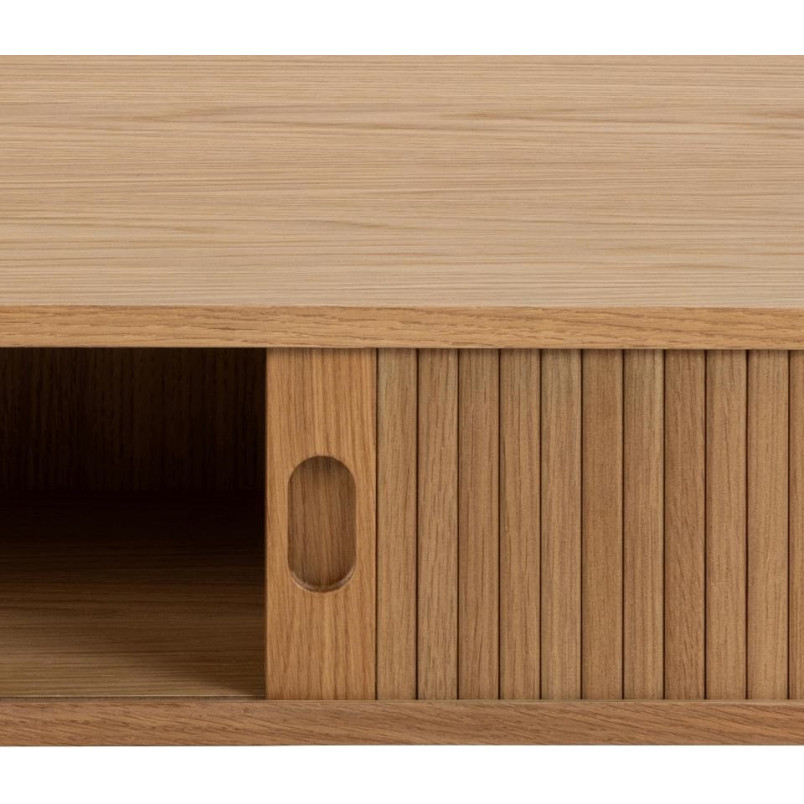Stolik Langley Actona | 130x70cm | Schowek | Dąb