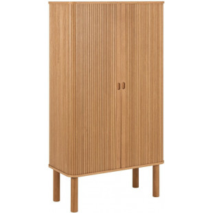 Komoda Langley Actona | Fornirowana, 80x40x145cm, Dąb Actona