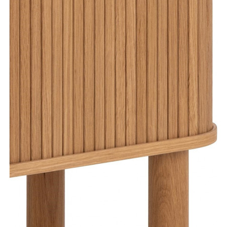 Komoda Langley Actona | Fornirowana, 80x40x145cm, Dąb Actona