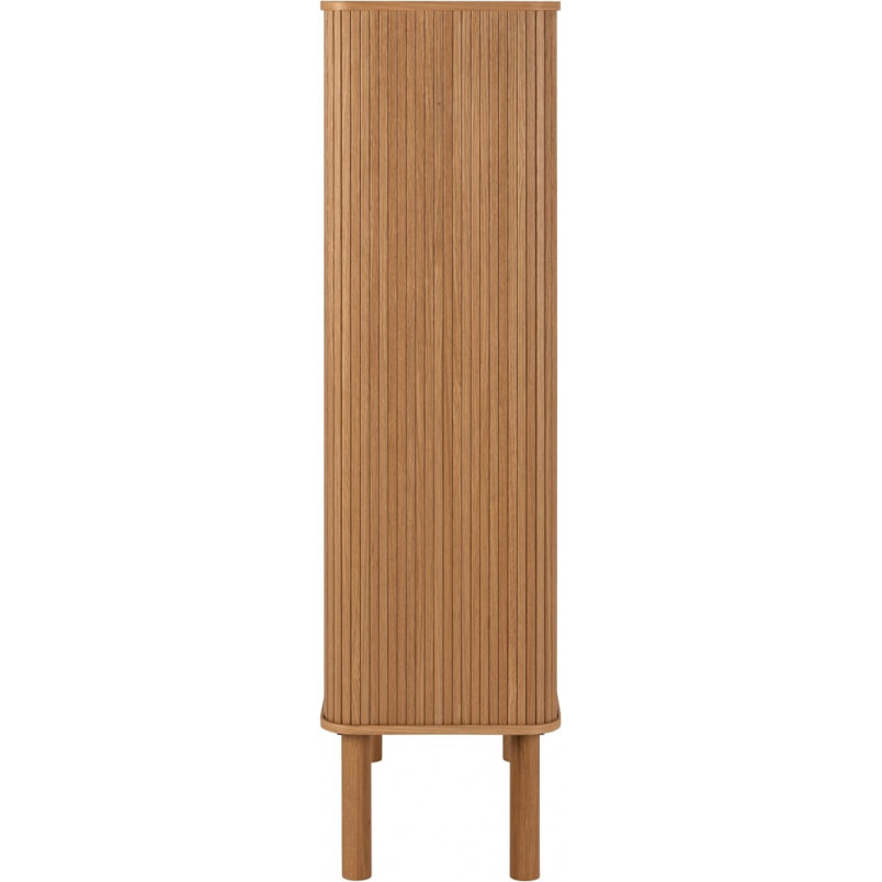 Komoda Langley Actona | Fornirowana, 80x40x145cm, Dąb Actona