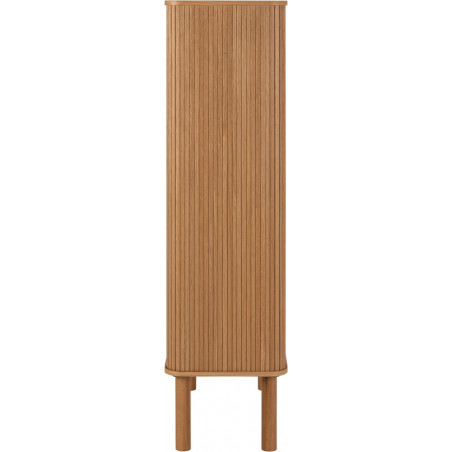 Komoda Langley Actona | Fornirowana, 80x40x145cm, Dąb Actona