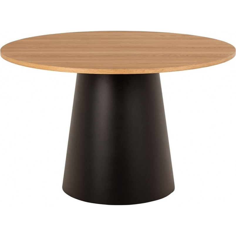 Stół Actona Soli dąb/czarny 120cm - Stylowy design | Sklep meblowy