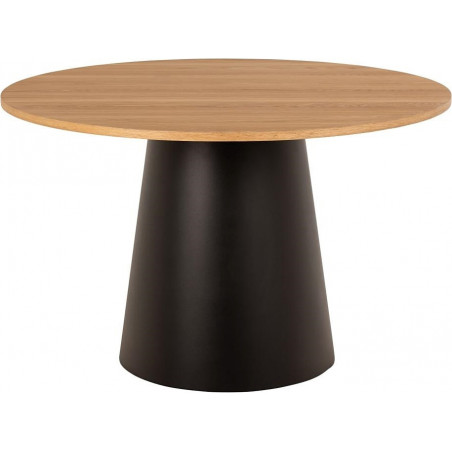 Stół Actona Soli dąb/czarny 120cm - Stylowy design | Sklep meblowy