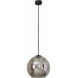 Lampa wisząca Polaris | Szklana kula srebrna - Nowodvorski