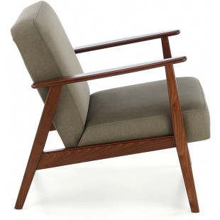 Fotel PRL Milano Halmar: Komfortowy design w kolorze oliwkowym