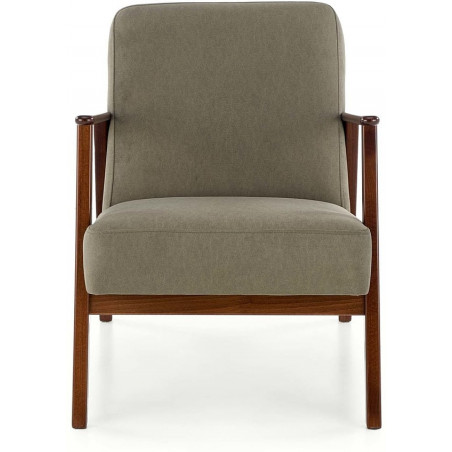 Fotel PRL Milano Halmar: Komfortowy design w kolorze oliwkowym