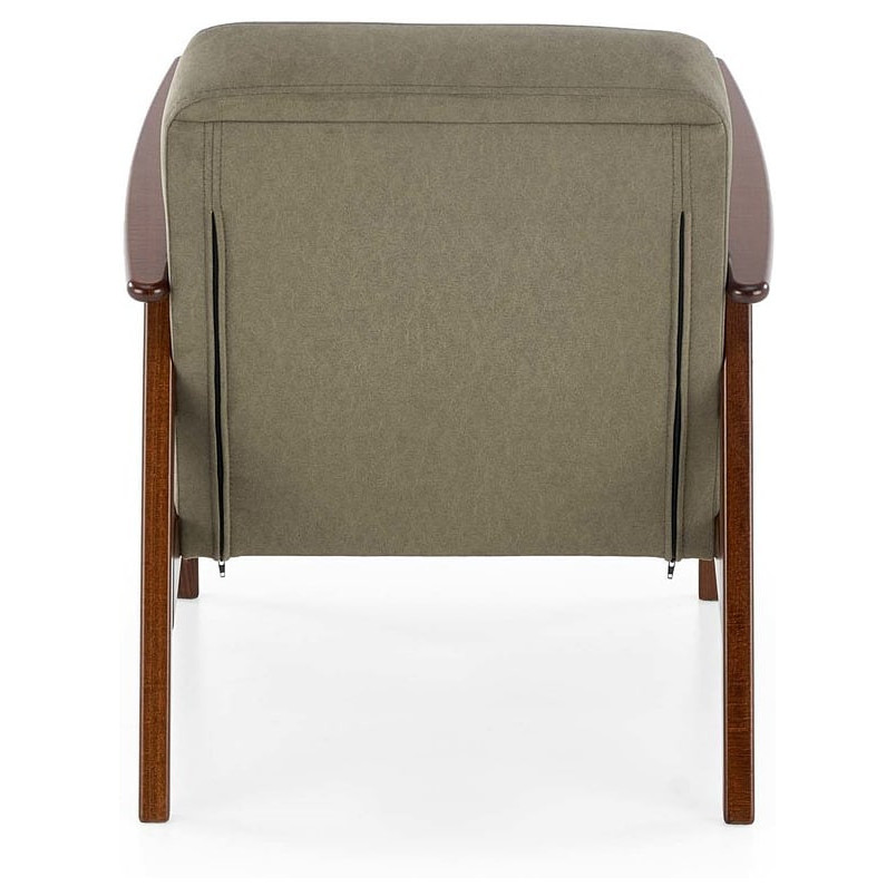 Fotel PRL Milano Halmar: Komfortowy design w kolorze oliwkowym