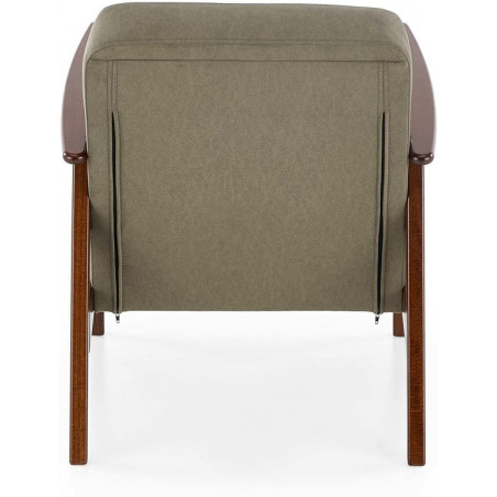 Fotel PRL Milano Halmar: Komfortowy design w kolorze oliwkowym
