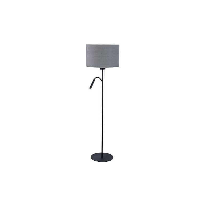 Lampa podłogowa Hotel Plus szara/czarna | Nowodvorski