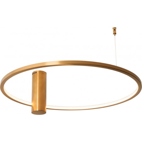 Plafon LED Queen MaxLight | Nowoczesny, Złoty 60cm