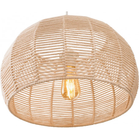 Lampa wisząca boho Praslin - MaxLight | Beżowa, E27