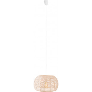 Lampa wisząca boho Praslin - MaxLight | Beżowa, E27