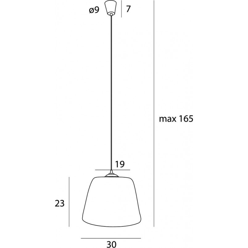 Lampa wisząca boho Pot 30cm | MaxLight - Naturalny urok