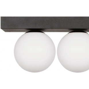 Plafon szklany Sphere III biały/czarny ZumaLine - Eleganckie oświetlenie