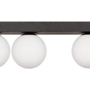 Plafon szklany Sphere III biały/czarny ZumaLine - Eleganckie oświetlenie