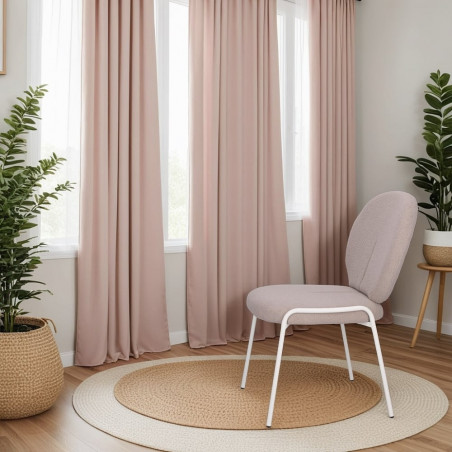 Krzesło tapicerowane Bianco szare Intesi | Komfort i styl boho