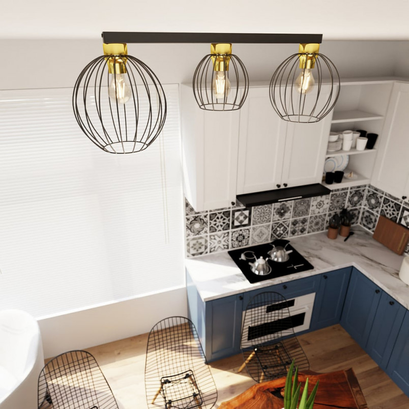 Plafon druciany Emibig Nest III 78cm - Loftowy design