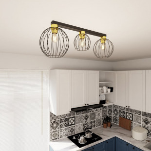 Plafon druciany Emibig Nest III 78cm - Loftowy design