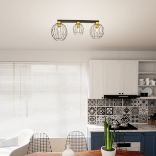 Plafon druciany Emibig Nest III 78cm - Loftowy design