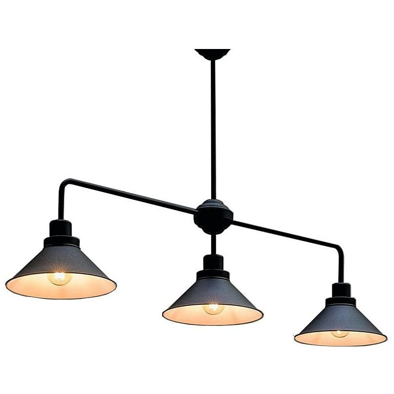 Lampa Sufitowa Industrialna Craft III Czarna - Nowodvorski