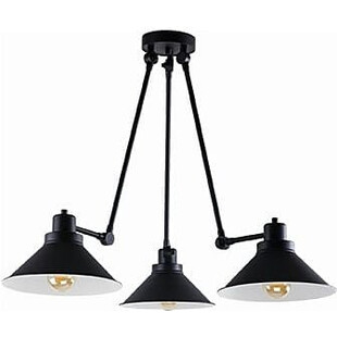 Lampa sufitowa potrójna na wysięgnikach Techno III Czarna marki Nowodvorski