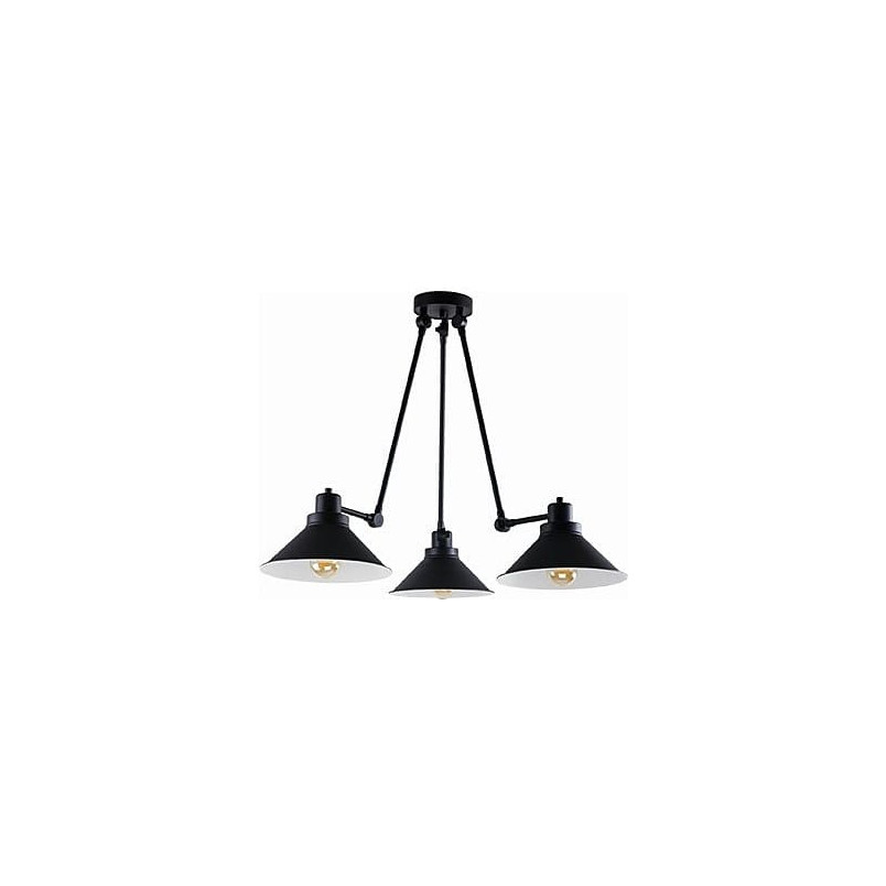 Lampa Sufitowa Techno III | Loftowa, Czarna | Nowodvorski