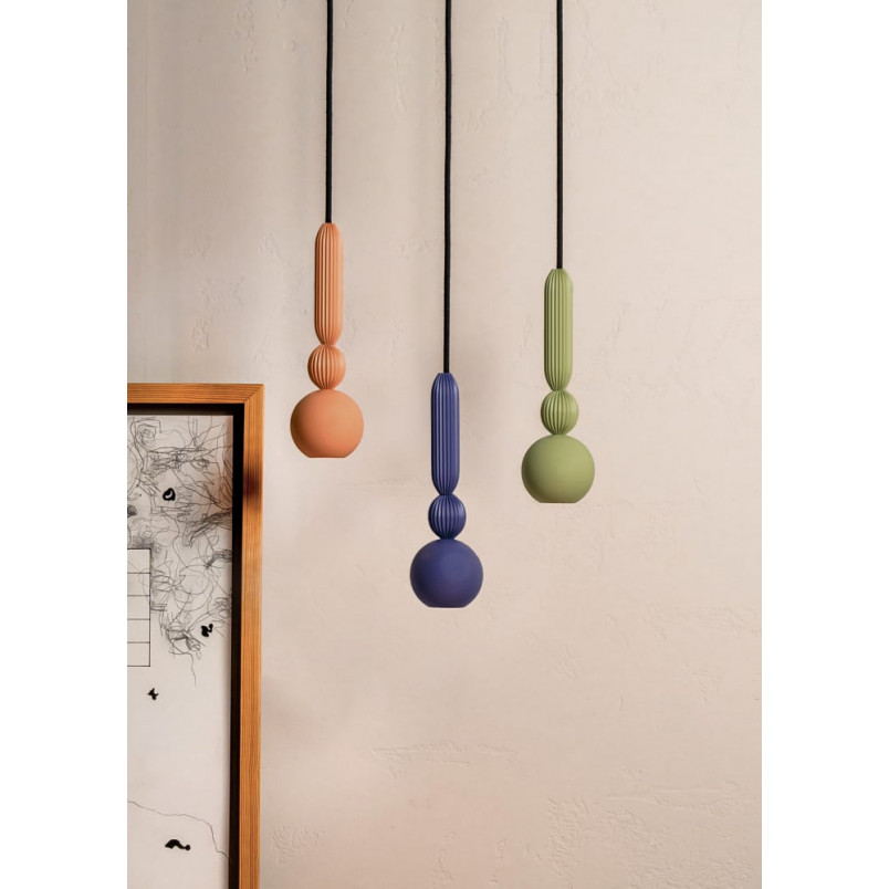 Lampa wisząca Bosca | Pomarańczowa kula LoftLight | Kup online