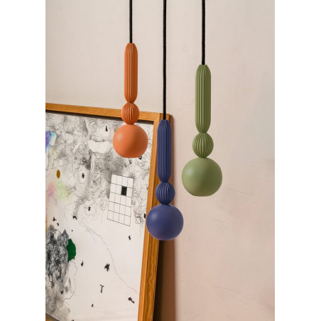 Lampa wisząca Bosca | Pomarańczowa kula LoftLight | Kup online