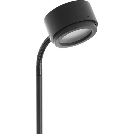Lampa podłogowa LoftLight Jubi Concrete | Czarna, ze ściemniaczem