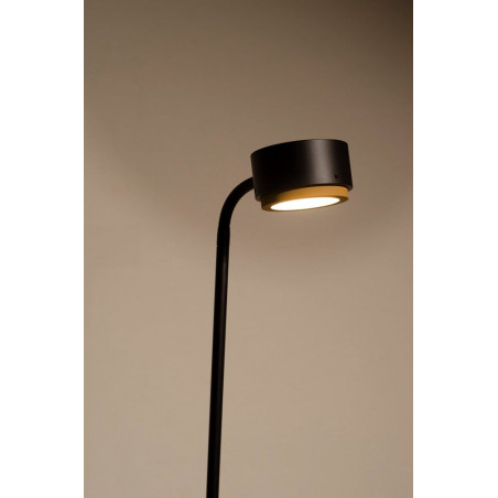 Lampa podłogowa LoftLight Jubi Concrete | Czarna/Żółta, Ściemniacz