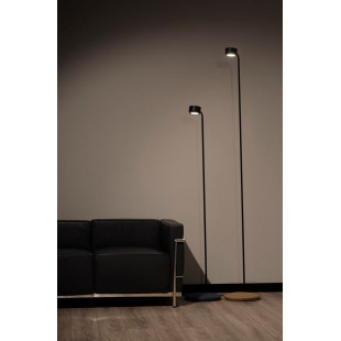 Lampa podłogowa ze ściemniaczem Jubi Concrete 150cm czarny / żółty LoftLight
