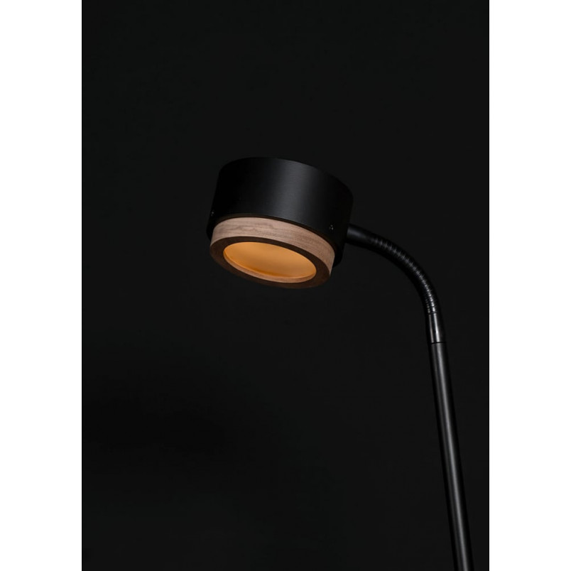 Lampa podłogowa LED Jubi LoftLight | Loftowa, czarna, ze ściemniaczem