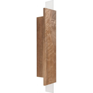 Kinkiet drewniany LoftLight Blaze LED 40cm z pilotem - Skandynawski