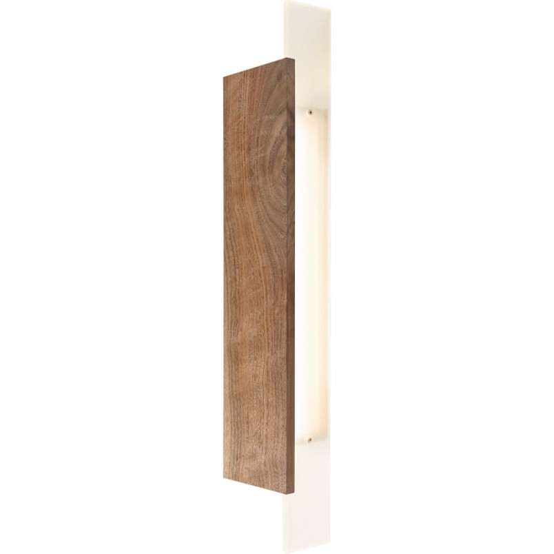 Kinkiet drewniany LoftLight Blaze LED 40cm z pilotem - Skandynawski