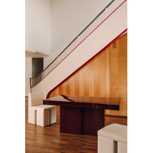 Krzesło welurowe Object106 | NG Design - Piaskowe, Designerskie