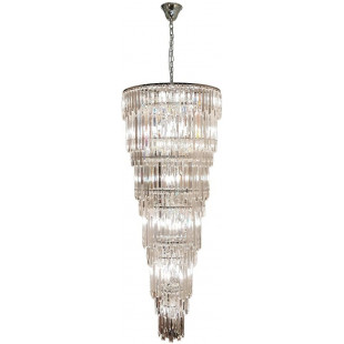 Żyrandol kryształowy glamour Luxe 60cm H200cm chrom ZumaLine