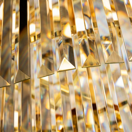 Żyrandol Kryształowy Złoty ZumaLine Luxe 100cm - Luksusowy Design