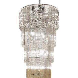 Żyrandol kryształowy glamour Luxe 100cm H330cm chrom ZumaLine