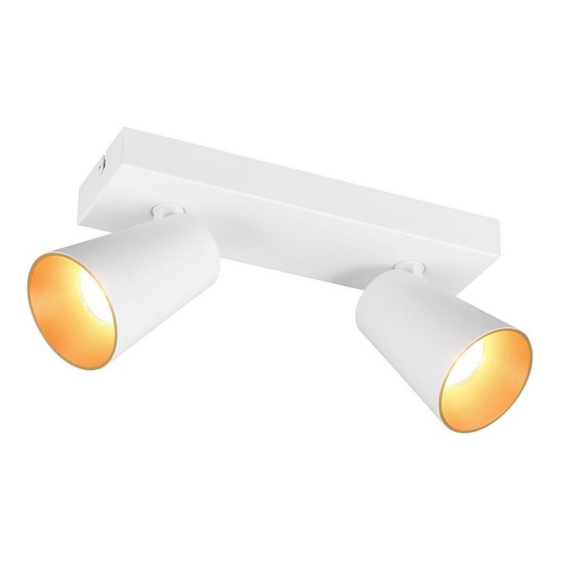 Reflektor sufitowy 2 punktowy Sharp biały Trio | Oświetlenie LED