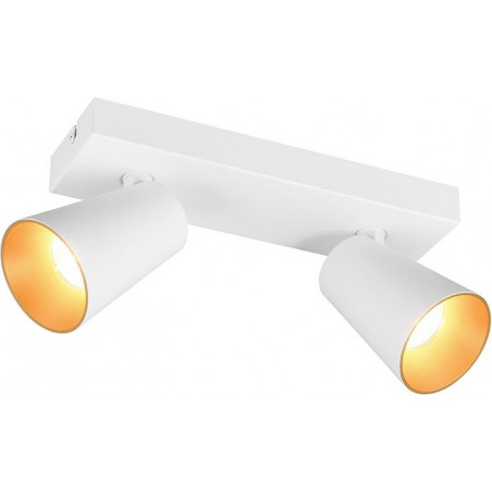 Reflektor sufitowy 2 punktowy Sharp biały Trio | Oświetlenie LED