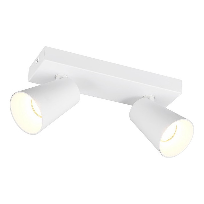Reflektor sufitowy 2 punktowy Sharp biały Trio | Oświetlenie LED