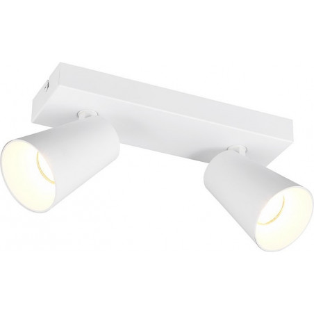 Reflektor sufitowy 2 punktowy Sharp biały Trio | Oświetlenie LED
