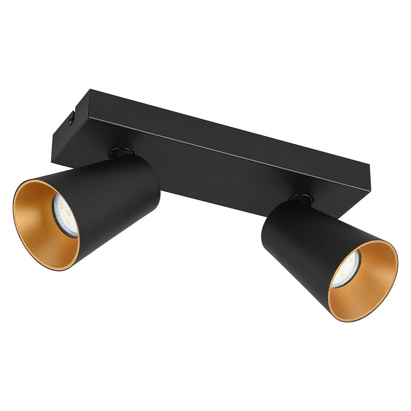 Reflektor sufitowy Trio Sharp 2 punkty czarny mat | Oświetlenie LED